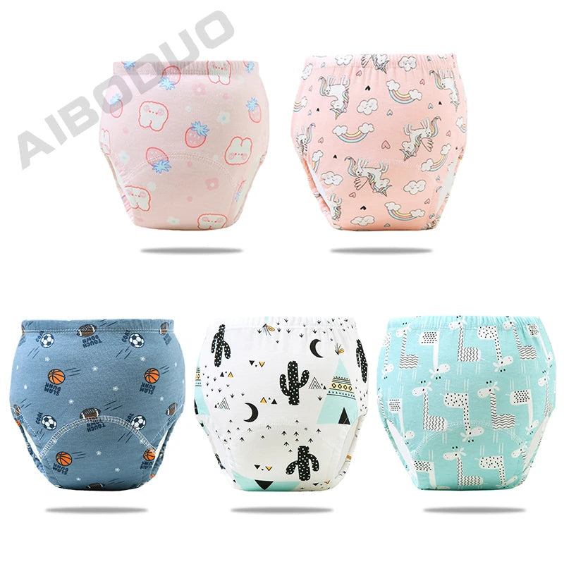 Breathable training underwear for toddlers during potty training
