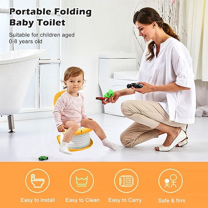 foldable potty seat with steps