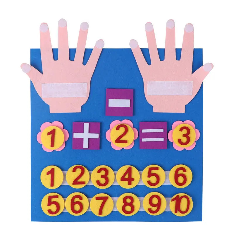 Preschool teaching aids for basic addition and subtraction practice