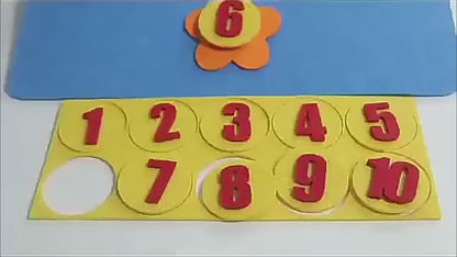 Math learning toy for homeschool and kindergarten activities